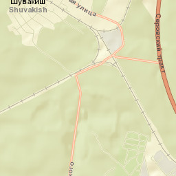 Shuvakish Street Map