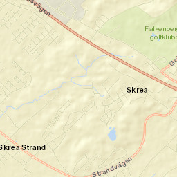 Skrea Street Map