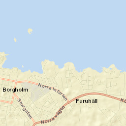 Borgholm Street Map