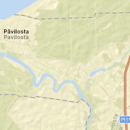 Pāvilosta Street Map