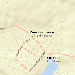 Uinskoye Street Map