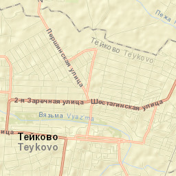 Teykovo Street Map