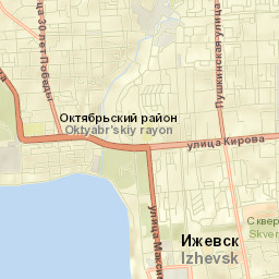 Izhevsk Street Map