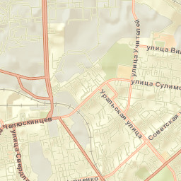 Yekaterinburg Street Map