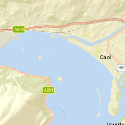 182 Kilmallie Road, Caol, Fort William, Highland Street Map