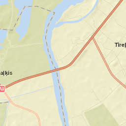 Tīreļi Street Map