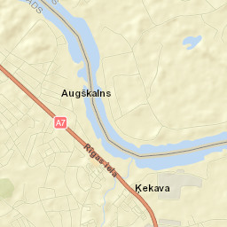 Ķekava Street Map