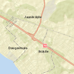 Ikšķile Street Map
