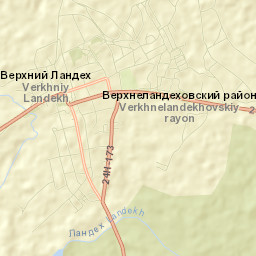 Verkhnelandekhovskiy Rayon Street Map