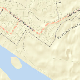 Kamyshlov Street Map