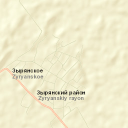Zyryanskoye Street Map