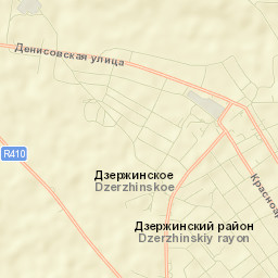 Dzerzhinskoye Street Map