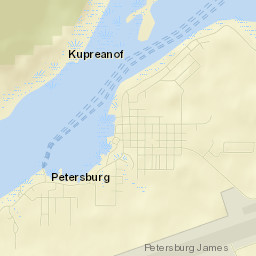 Petersburg Street Map