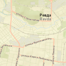 Revda Street Map