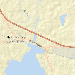 Hovmantorp Street Map