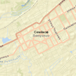 Semënov Street Map