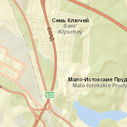 Istok Street Map