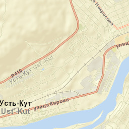 Ust’-Kut Street Map