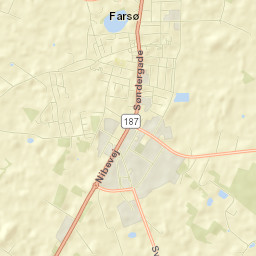Farsø Street Map