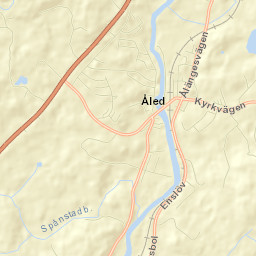 Åled Street Map