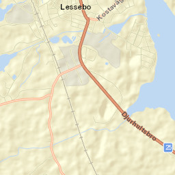 Lessebo Street Map
