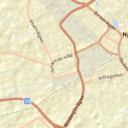 Nybro Street Map