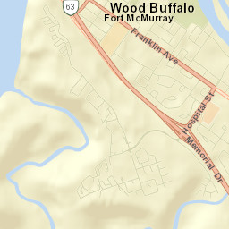 Fort McMurray Street Map