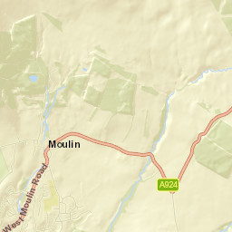 Pitlochry Street Map