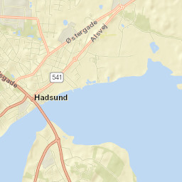 Hadsund Street Map