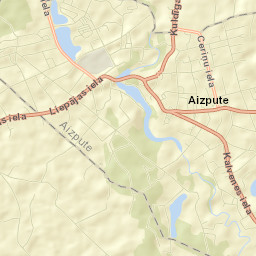 Aizpute Street Map