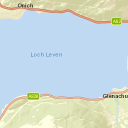 A828, Appin, Highland PA38, UK Street Map