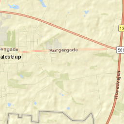 Ålestrup Street Map