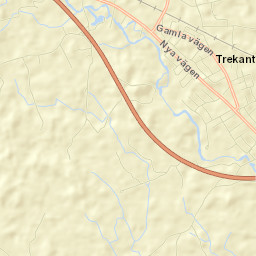 Trekanten Street Map