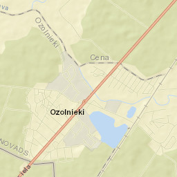 Ozolnieki Street Map