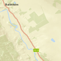 A924, Blairgowrie, Perth and Kinross PH10, UK Street Map