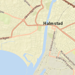 Halmstad Street Map