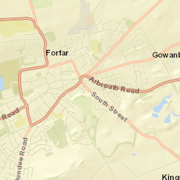 Forfar Street Map