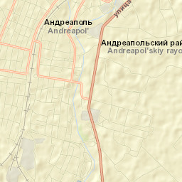 Andreapol’ Street Map