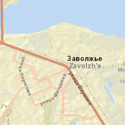 Zavolzh’ye Street Map