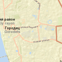 Gorodets Street Map