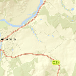Bridgeend, Aberfeldy, Perth and Kinross PH15, UK Street Map