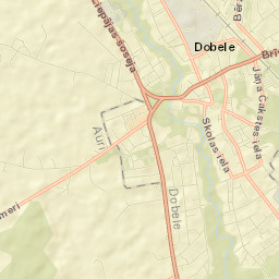 Dobele Street Map