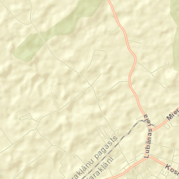 Varakļāni Street Map