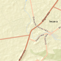Iecava Street Map