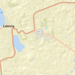 Lemvig Street Map