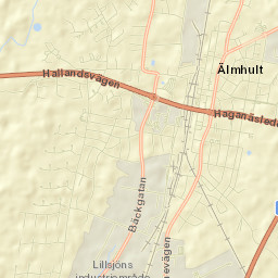 Älmhult Street Map