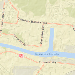 Karosta Street Map