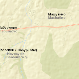 Shaburnovo Street Map