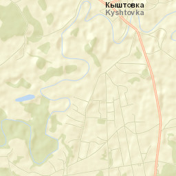 Kyshtovka Street Map