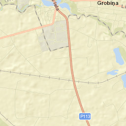 Grobiņa Street Map